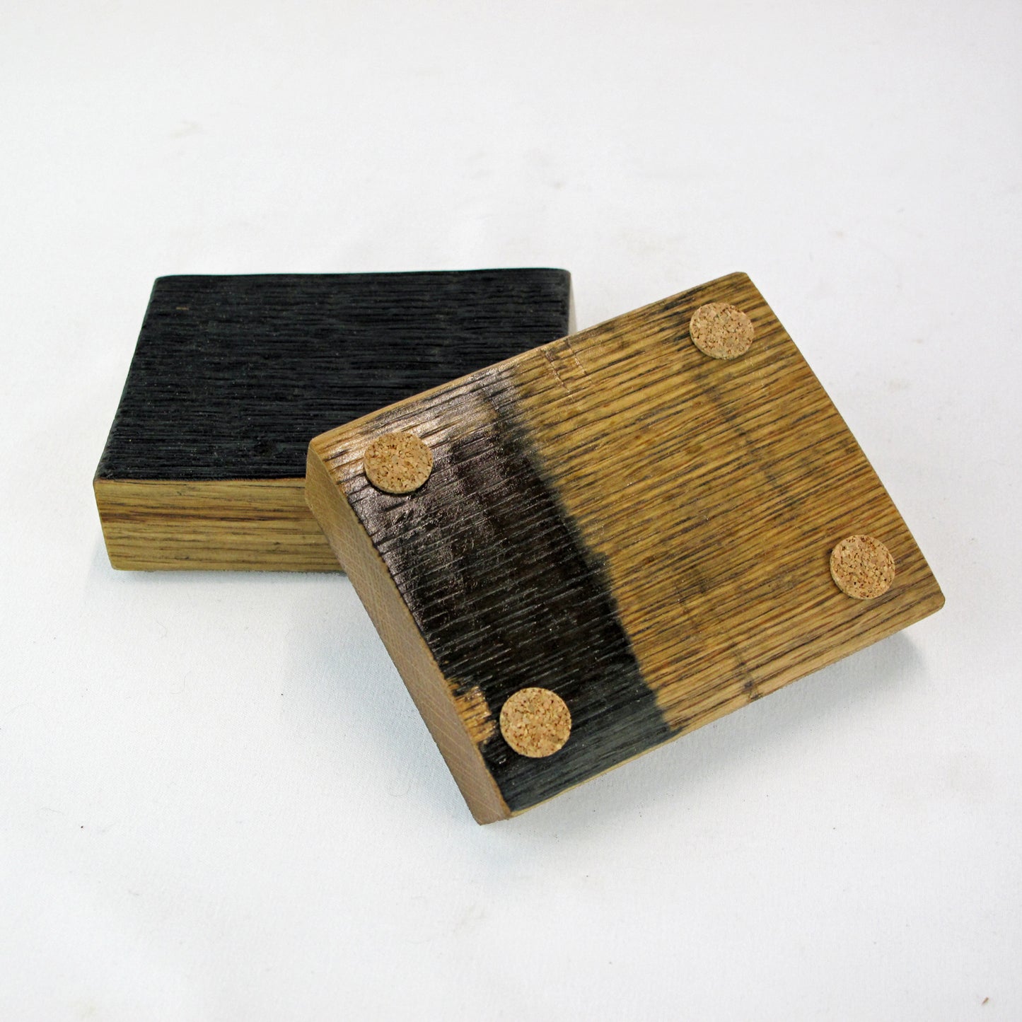 Barrel Stave Coaster Set