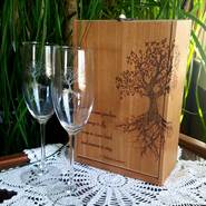 Champagne Flute Box Gift Set
