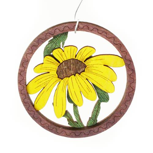 Layered Ornament - Black Eyed Susan