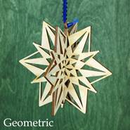 3D Snowflake Ornament - 4"
