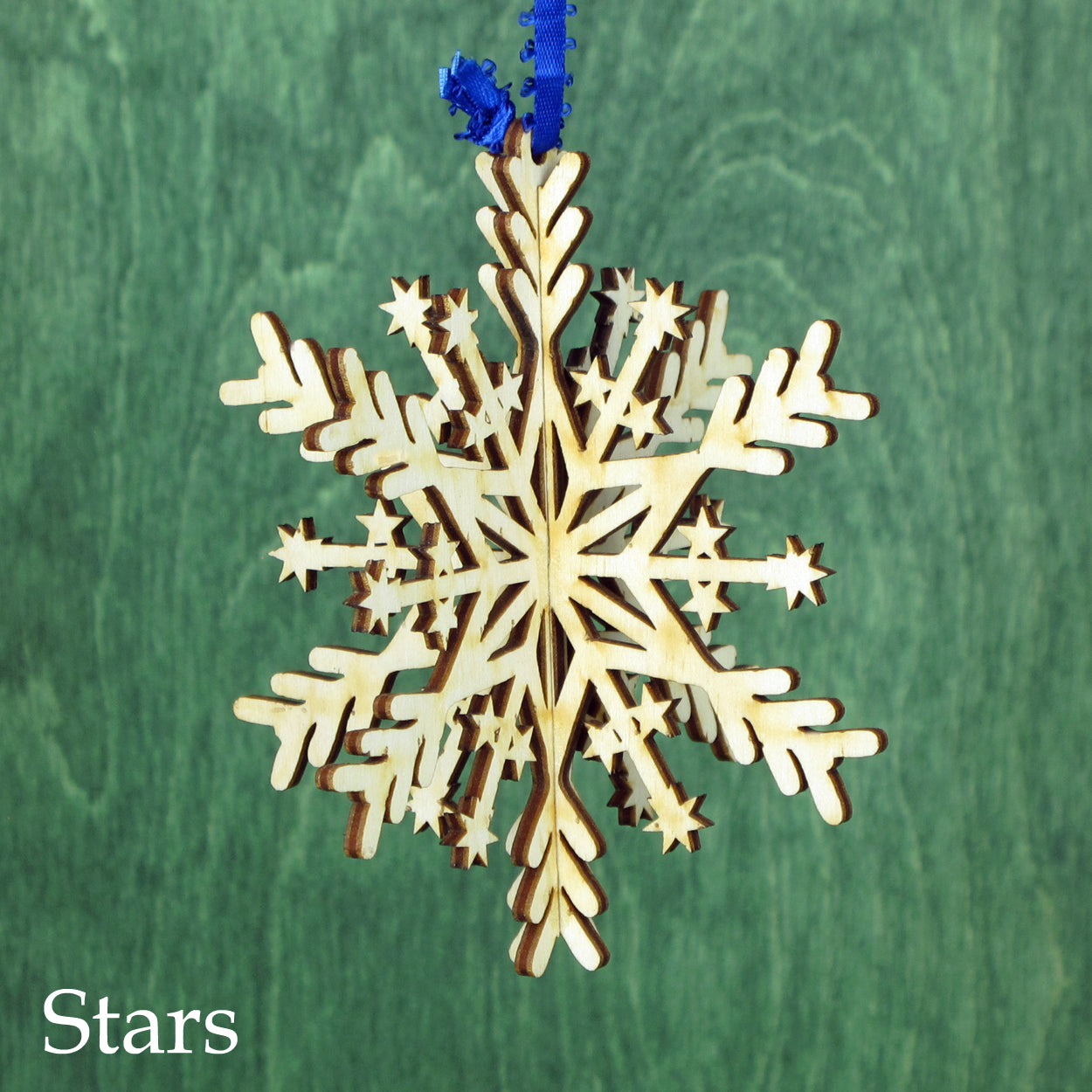 3D Snowflake Ornament - 4"
