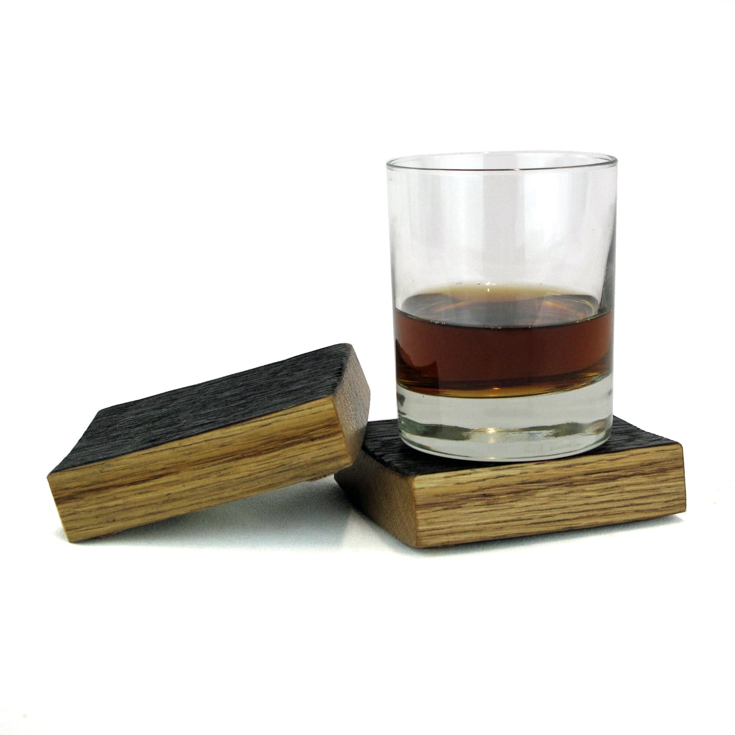 Barrel Stave Coaster Set
