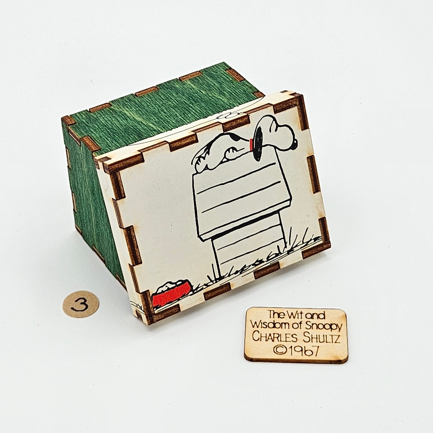 1967 "The Wit and Wisdom of Snoopy" Story Boxes