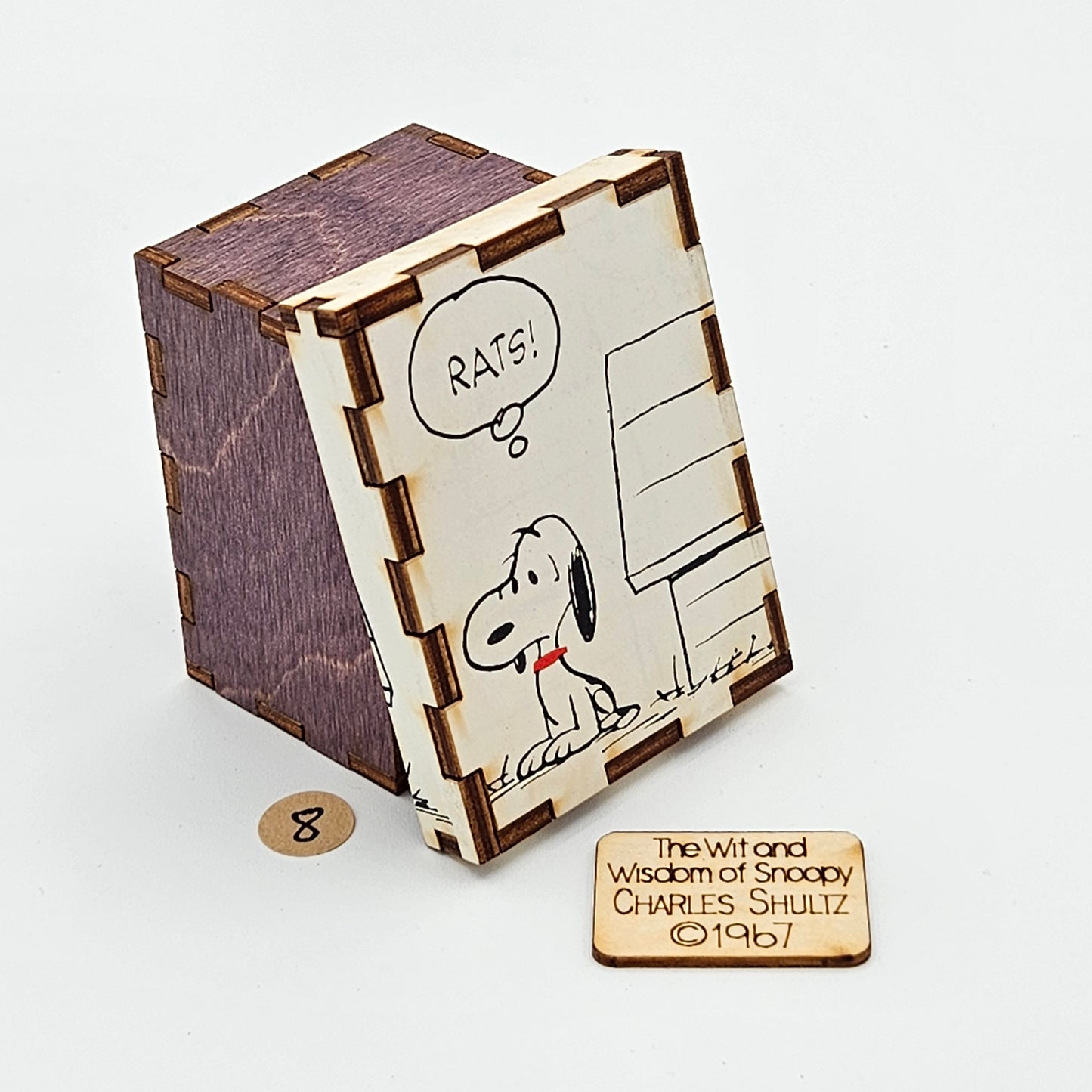 1967 "The Wit and Wisdom of Snoopy" Story Boxes