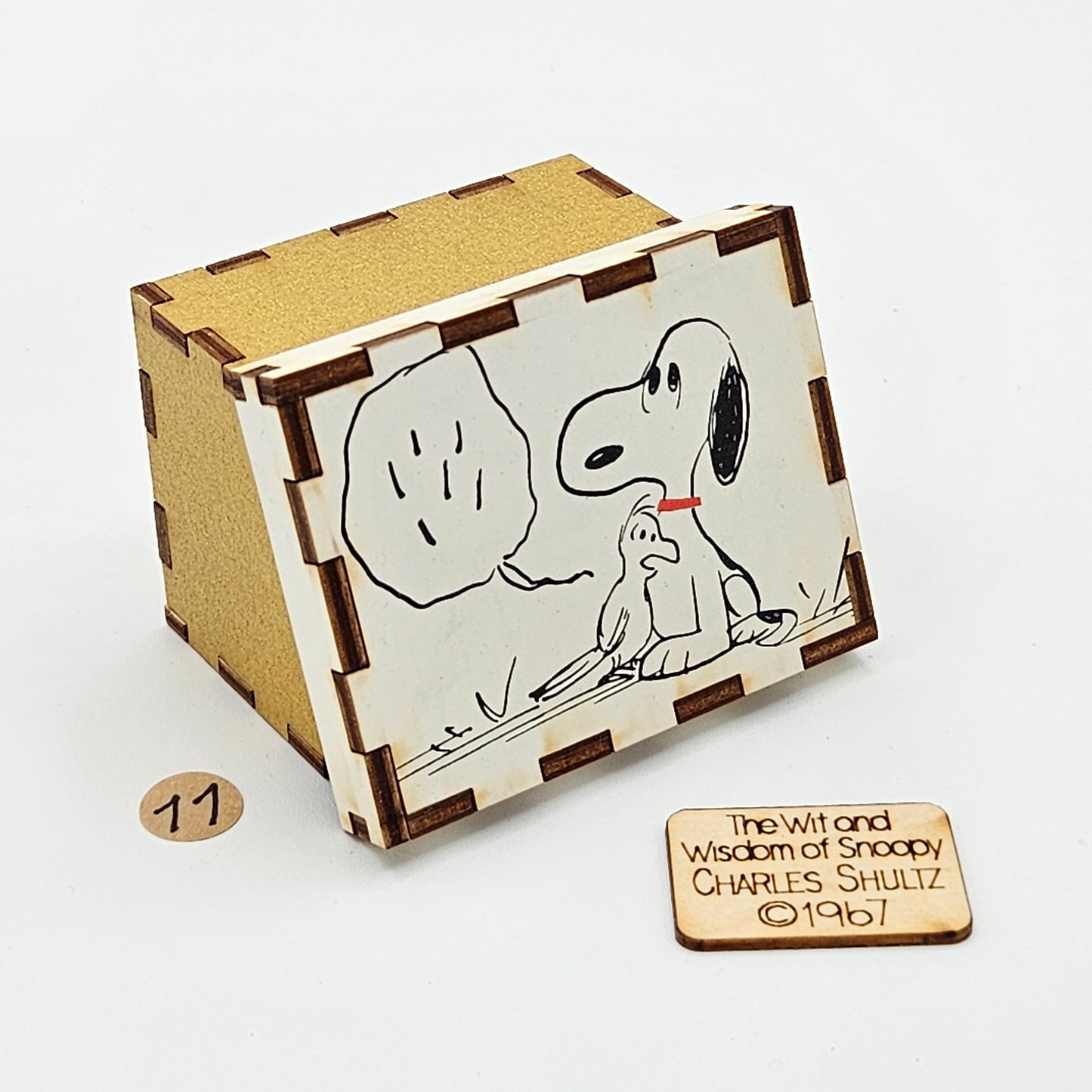 1967 "The Wit and Wisdom of Snoopy" Story Boxes