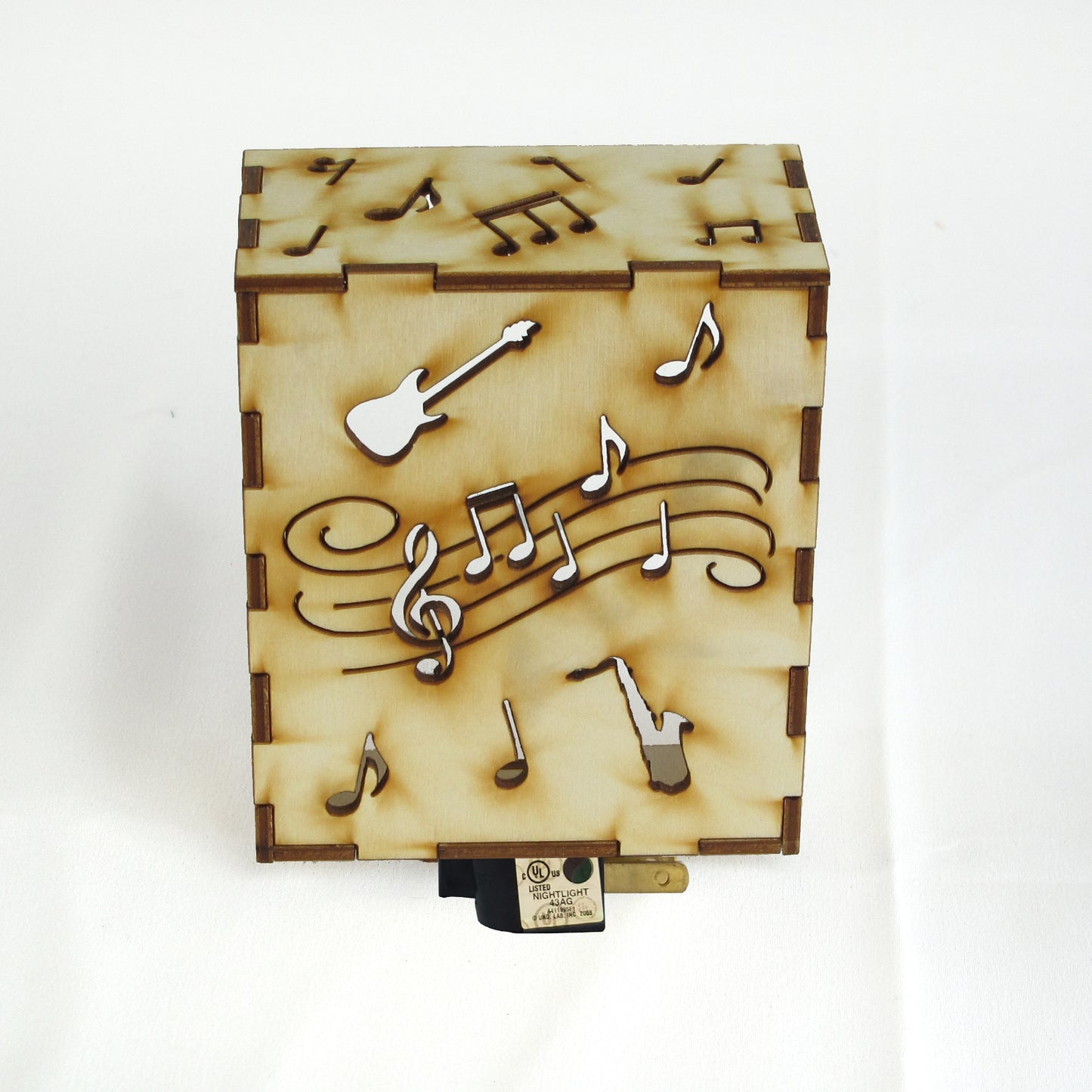 Intricate Wooden Night Light_Music