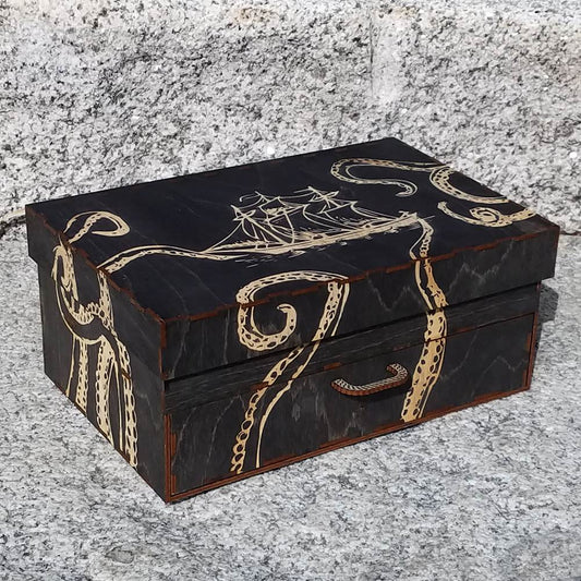 Large Jewelry Box - Octopus