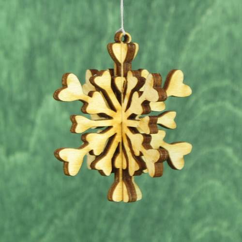 Mini Snowflake Ornament - Singles