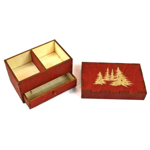 Trinket Boxes - Red
